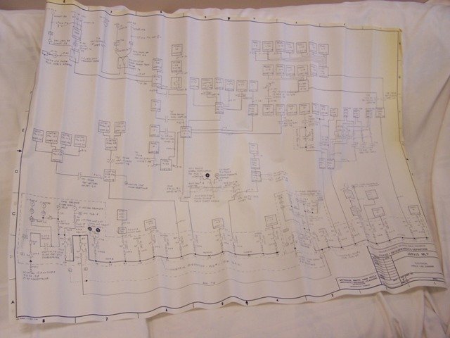 Vintage NASA Space Engineer Blueprint: Original period Blueprint from the estate of Donald Buchanan a mechanical engineer and NASA official who played a leading role in designing the powerful Crawler vehicles that carried rockets to their 