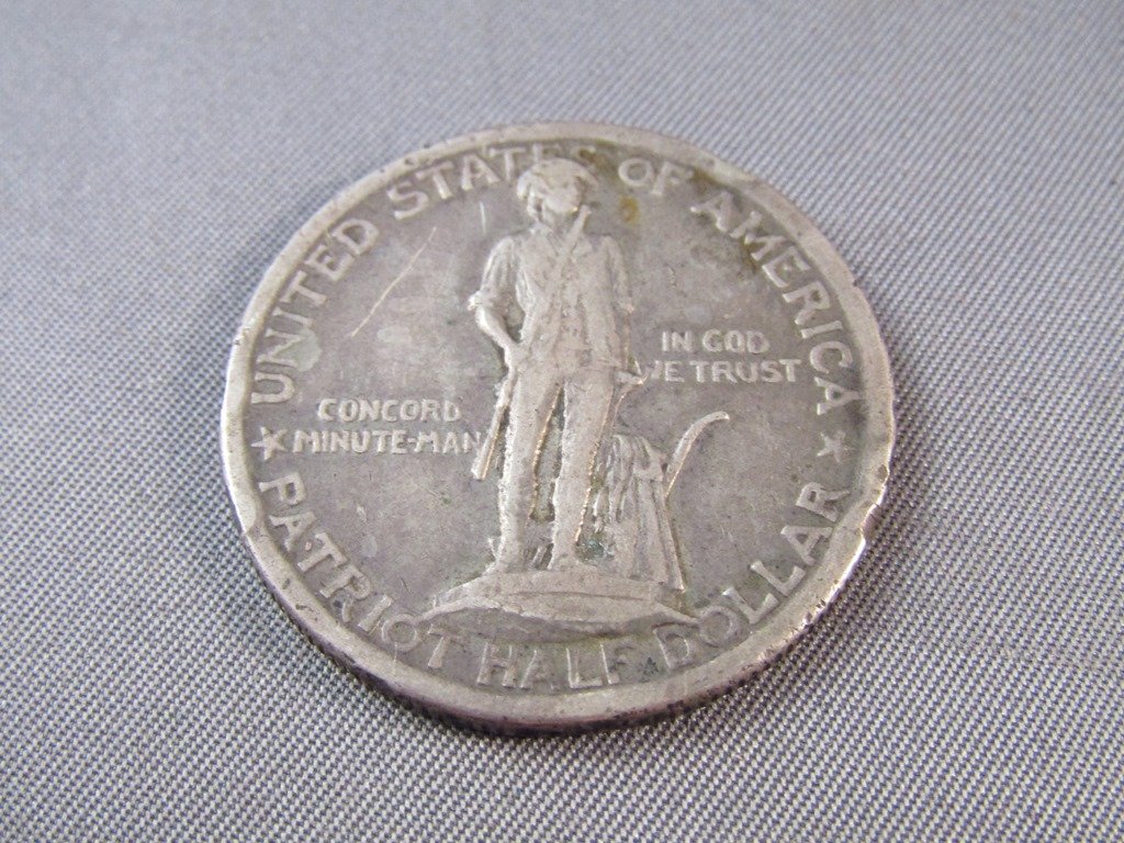 Silver Patriot Half Dollar 1925 US Coin: please see photos