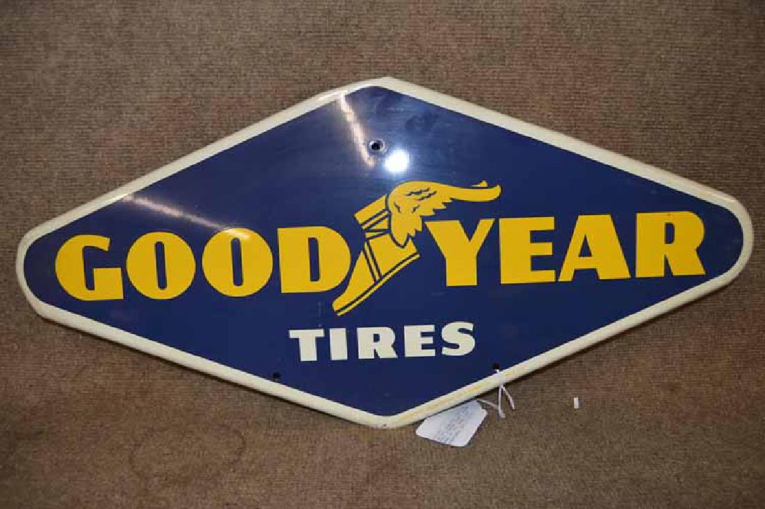 Goodyear Tire Tin Sign (1 of 1)