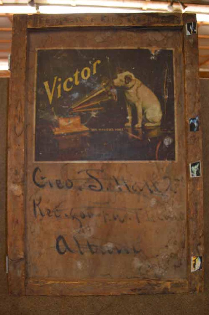 Wooden Victor Victrola Shipping Crate Cover (1 of 1)