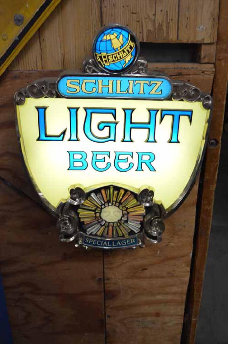 Schlitz Light Beer Light Up Sign (1 of 1)