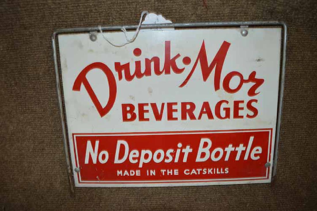 Double Sided Metal "Drink-Mor Beverages" Display Rack (1 of 2)