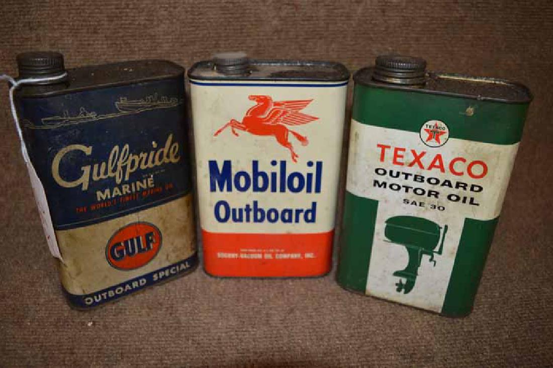 (3) 1 Qt. Metal Oil Cans (1 of 2)