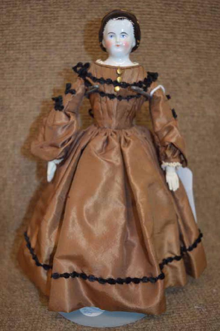 10 3/4" China Shoulder Head Doll (1 of 2)