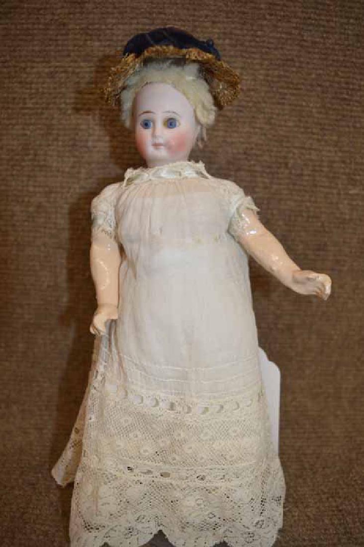 9" Bisque Flat Neck Swivel Head Doll (1 of 2)