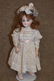 9 1/4" Solid Dome Flat Neck Bisque Head Doll