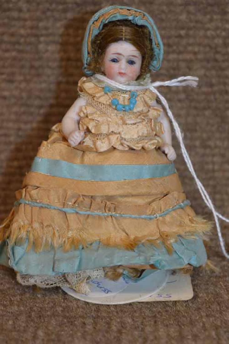 3 3/4" Unmarked All Bisque Stiff Neck (1 of 2)