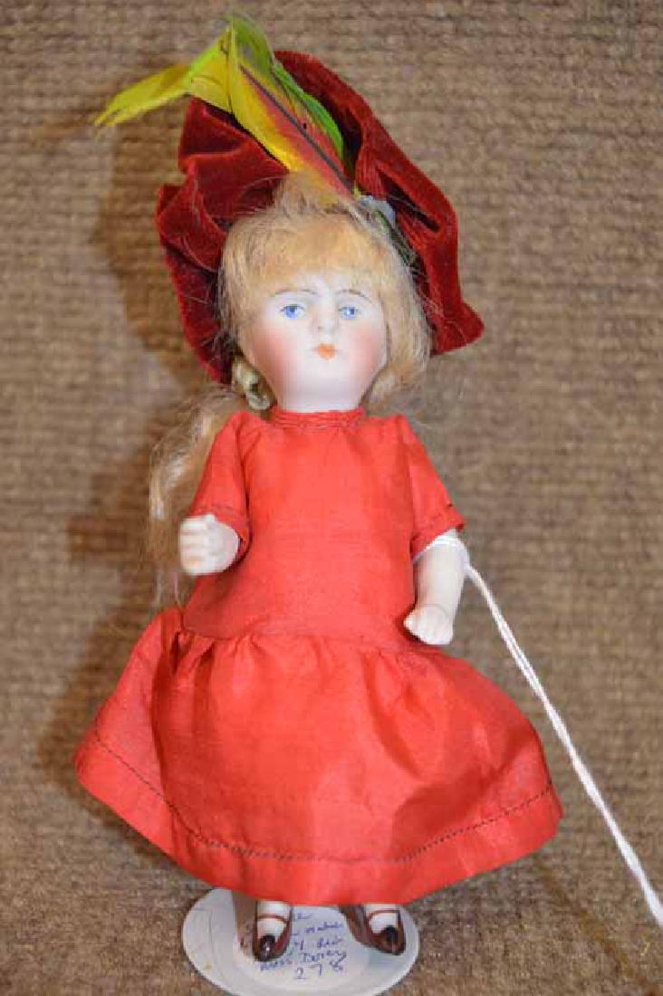 5 1/2" All Bisque Mold 103.4 Stff Neck & Hips Doll (1 of 2)