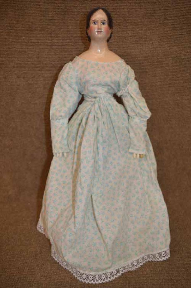 18 1/4" Papier Mache Shoulder Head (1 of 2)