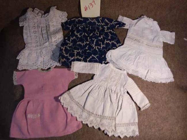 (5) Antique Doll Dresses (1 of 3)