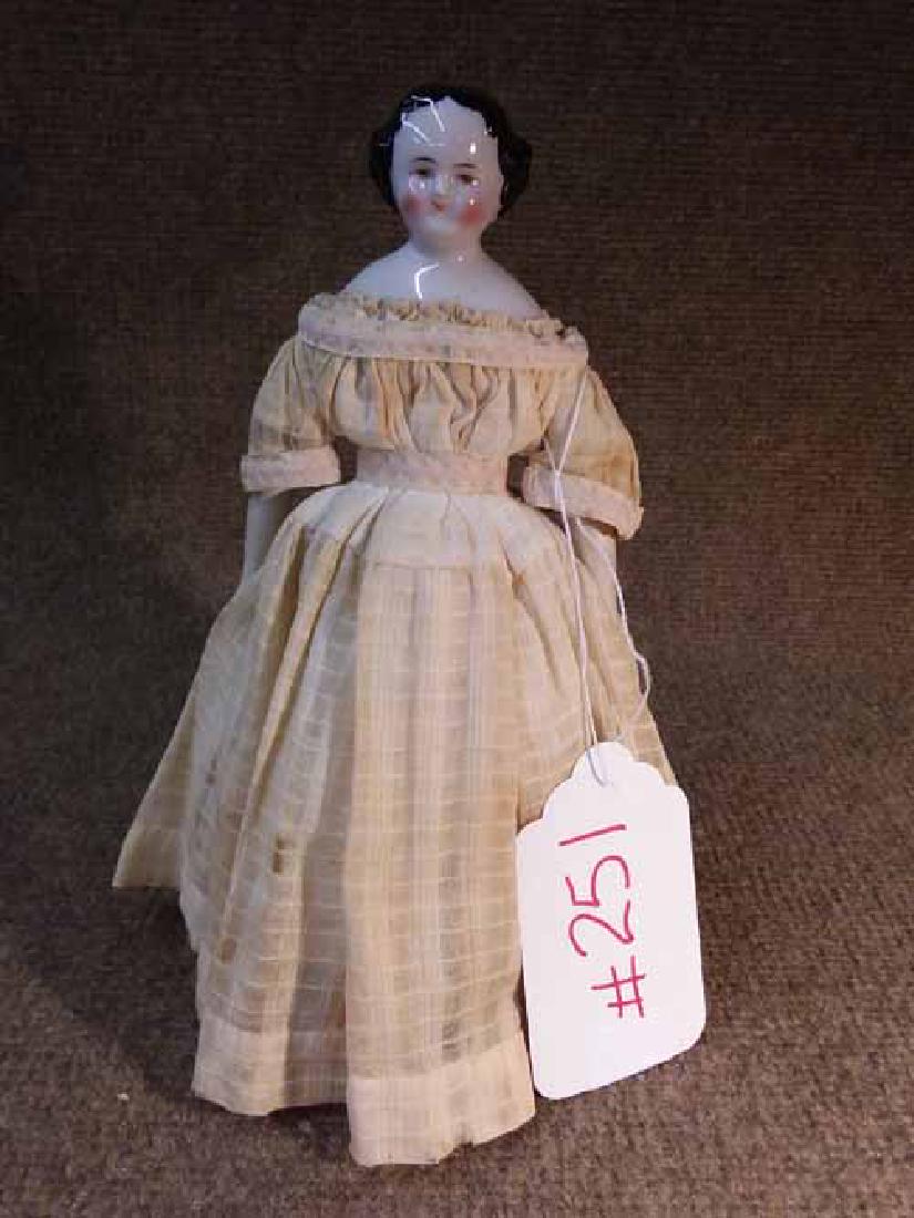 9" FLAT TOP CHINA W/FAINT PINK TINT (1 of 3)