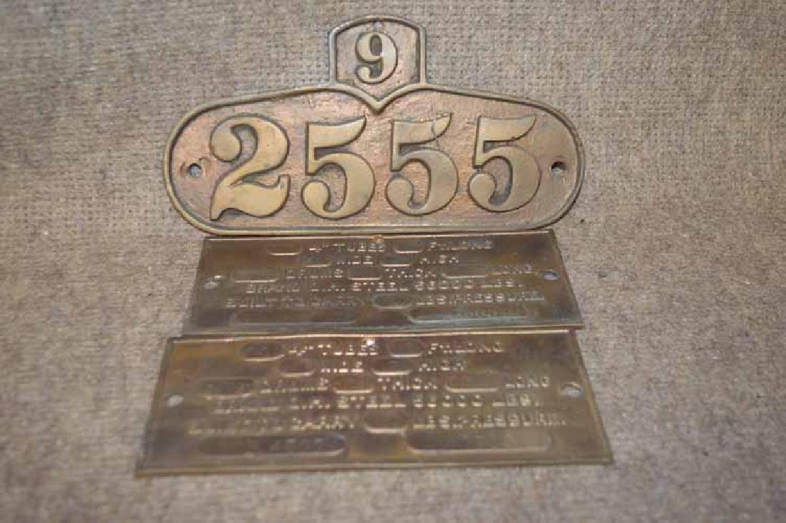 (3) BRASS PLAQUES (1 of 3)