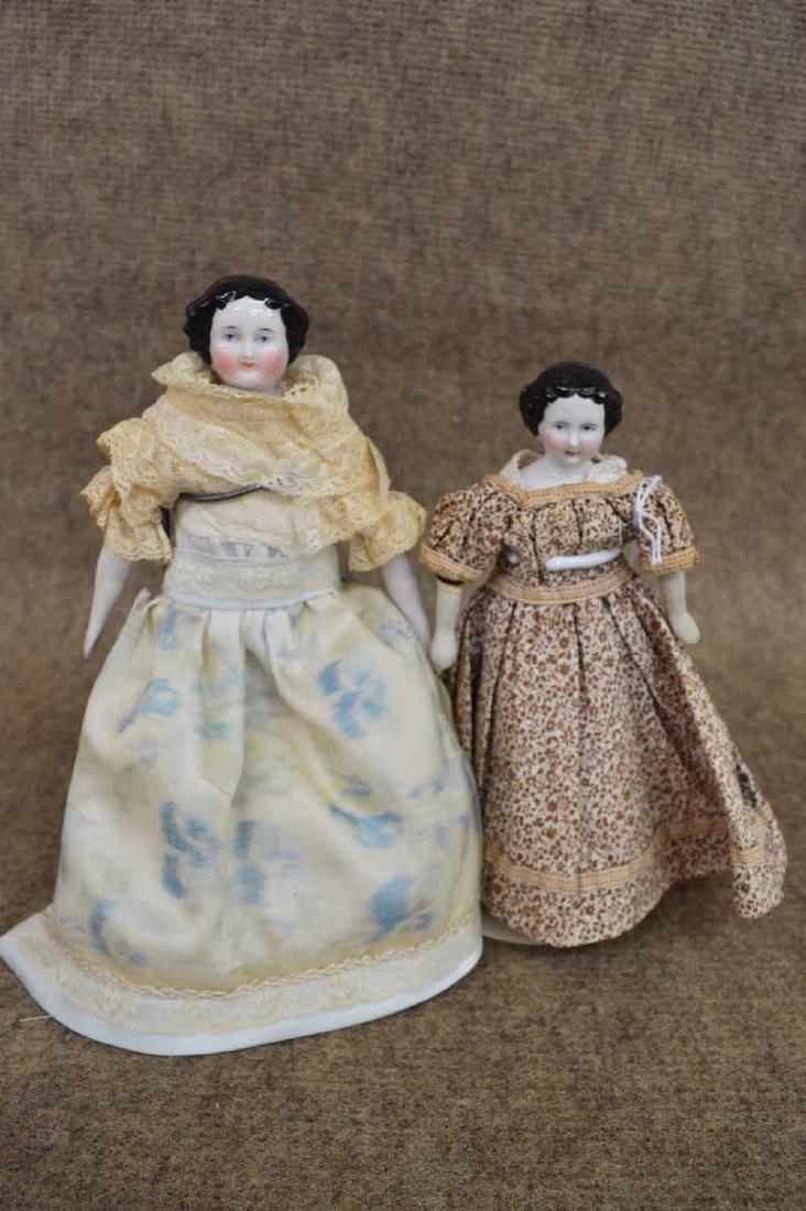 (2) CHINA SHOULDERHEAD DOLLS (1 of 3)