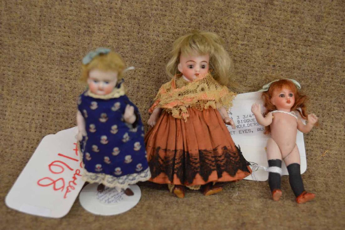 (3) ALL BISQUE DOLLS (1 of 6)
