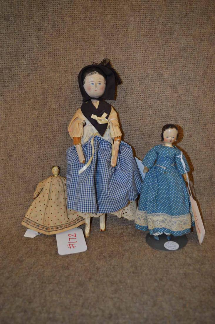 (3) PENNY WOODEN TYPE DOLLS (1 of 7)