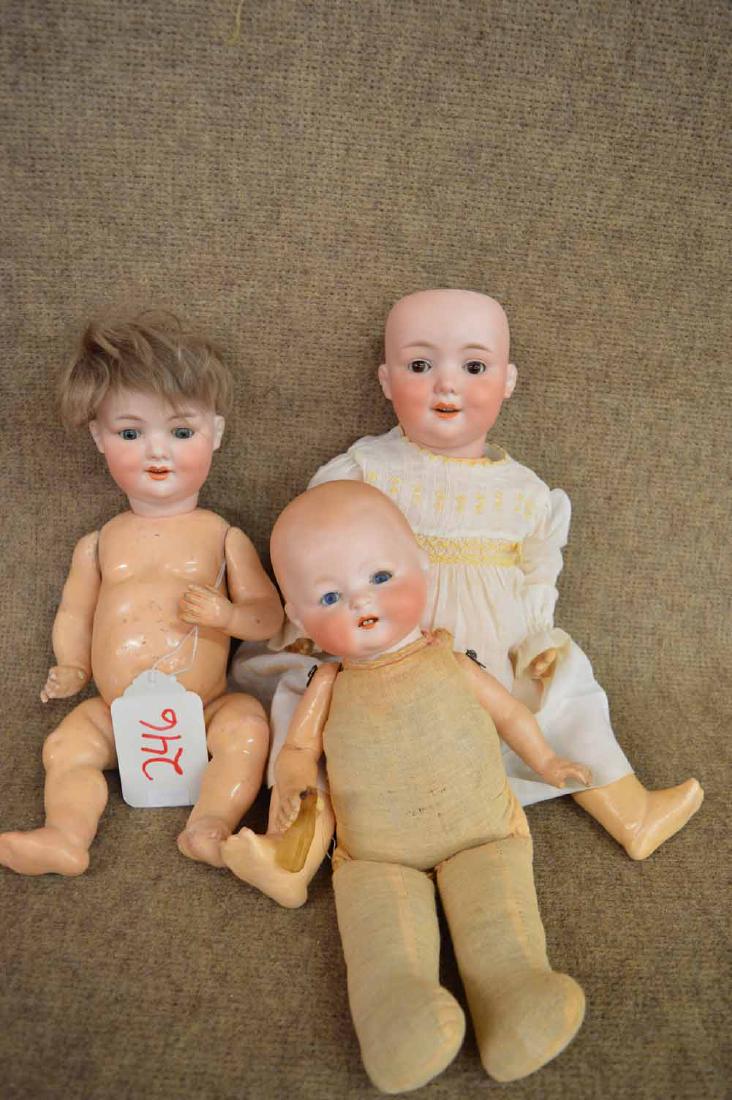 BOX LOT OF (3) ANTIQUE BABY DOLLS (1 of 4)