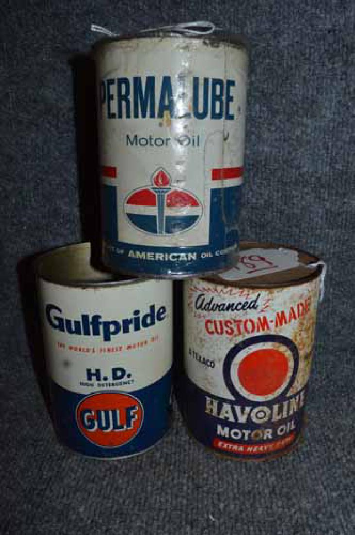(3) OIL CANS (1 of 2)