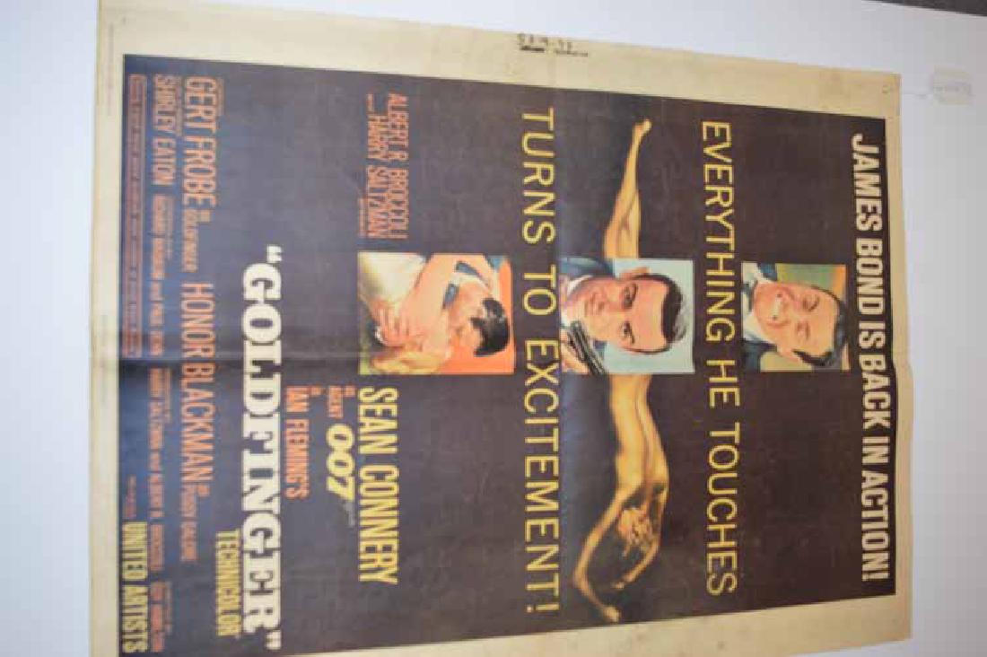 1964 JAMES BOND MOVIE POSTER (1 of 6)