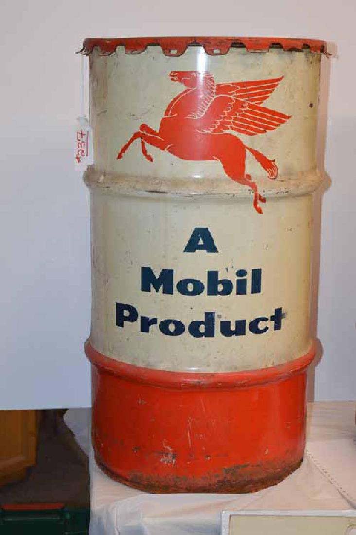 MOBIL OIL DRUM (1 of 2)