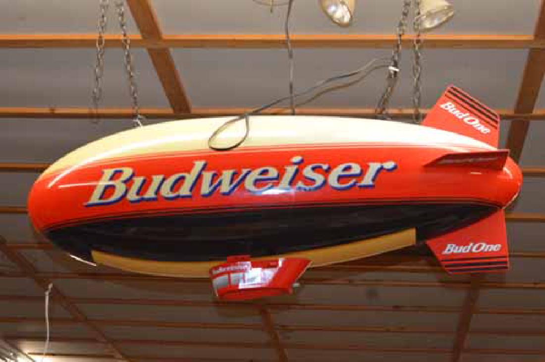 budweiser blimp pool table light