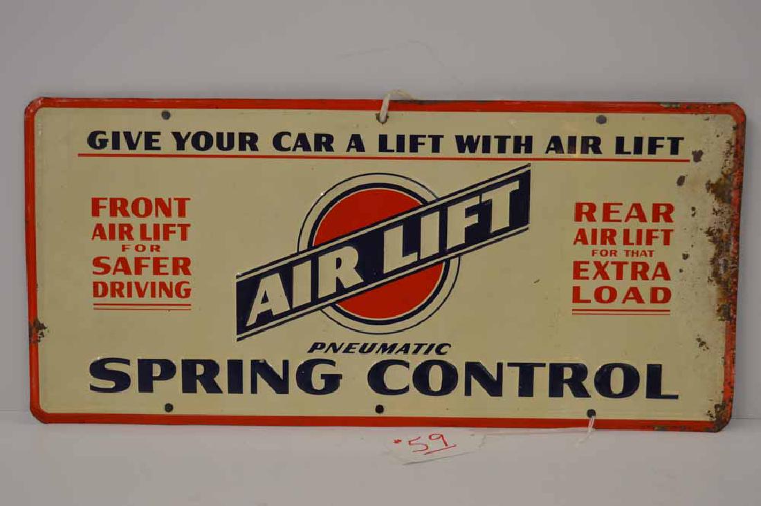 AIR LIFT SPRING CONTROL TIN SIGN (1 of 2)