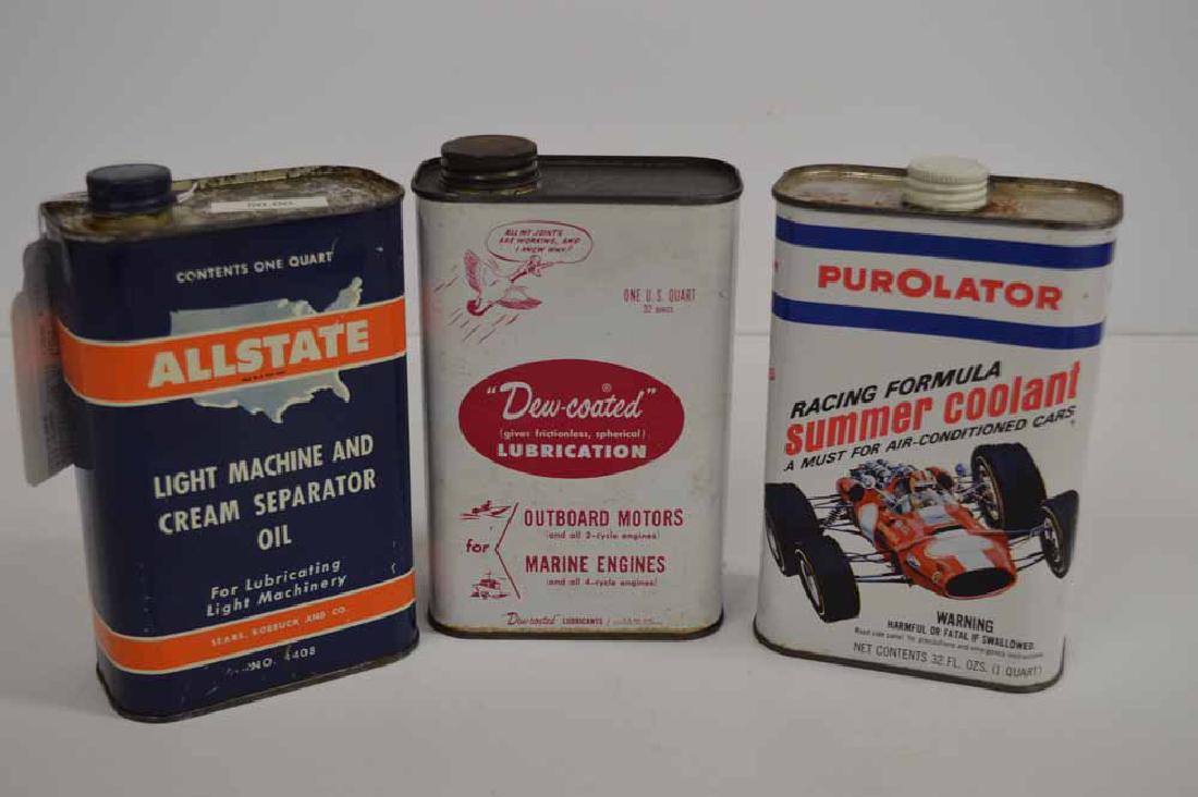 (2)OIL CANS & (1) COOLANT CAN (1 of 2)