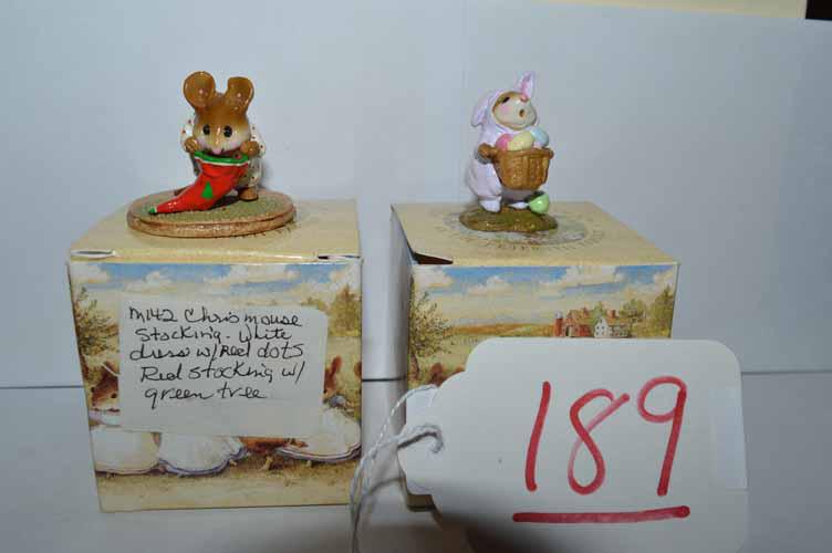 M-142 CHRIS-MOUSE STOCKING & M-82 EASTER BUNNY-MOUSE (1 of 4)