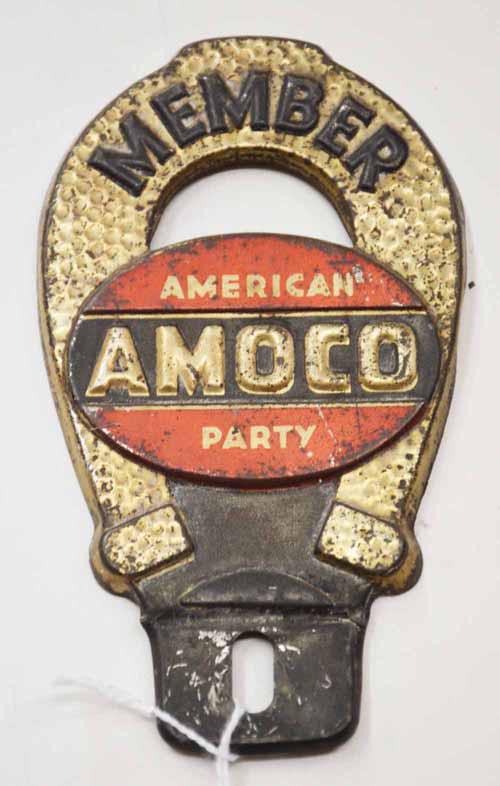 MEMBER AMERICAN AMOCO PARTY LICENSE PLATE - Feb 08, 2020 | Meissner's ...