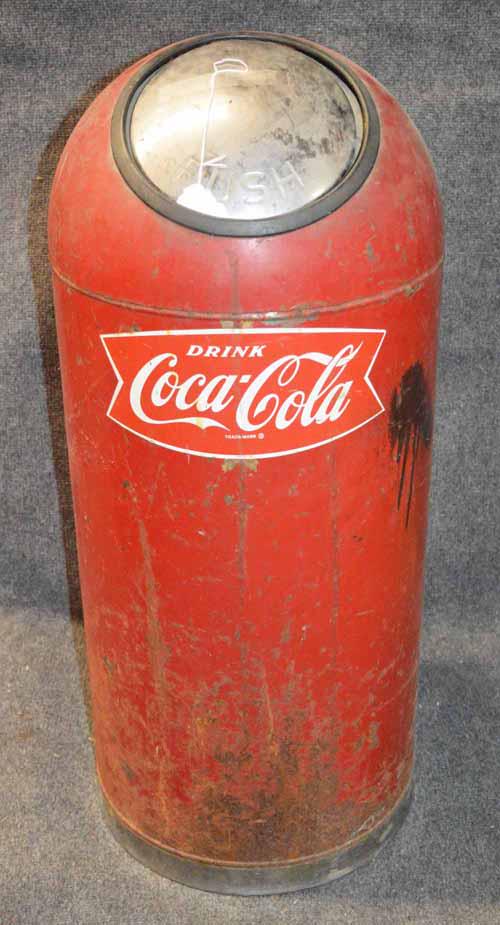 COCA COLA BULLET TRASH CAN (1 of 5)