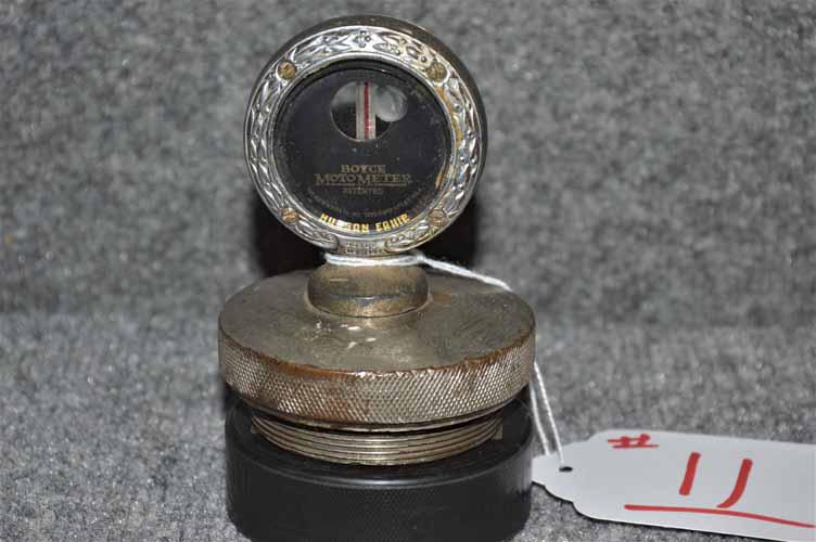 BOYCE MOTO METER: BOYCE MOTO METER "HUDSON EQUIP." RADIATOR CAP