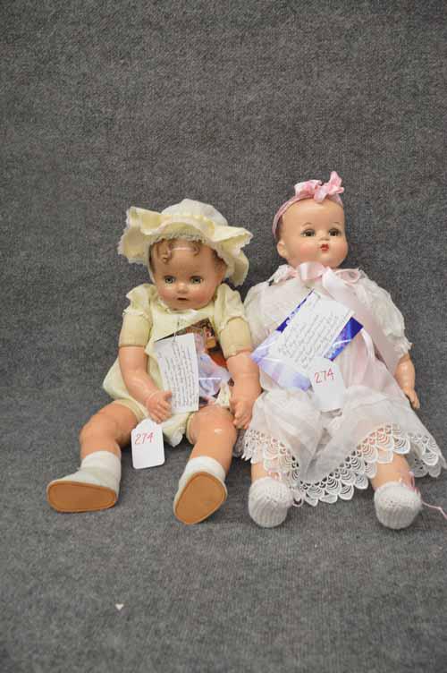 (2) COMPO & CLOTH IDEAL "BABY BEAUTIFUL" DOLLS (1 of 3)