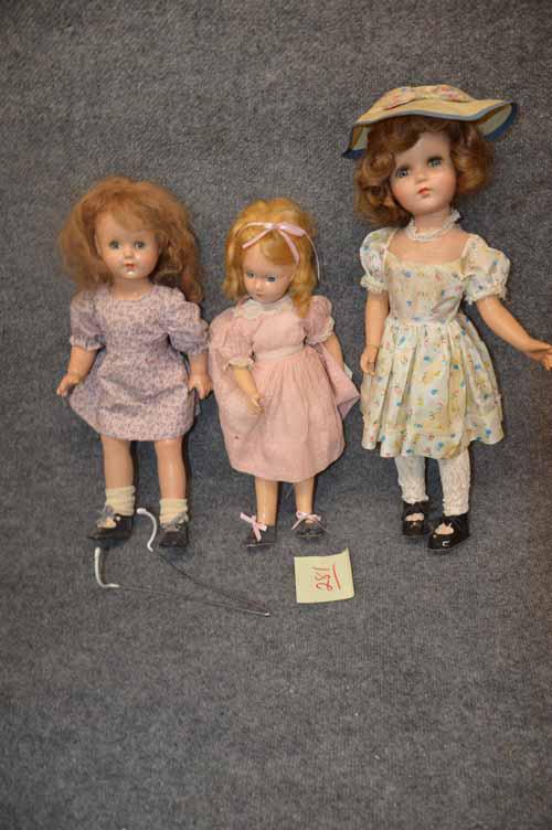 (3) COMPOSITION DOLLS (1 of 3)