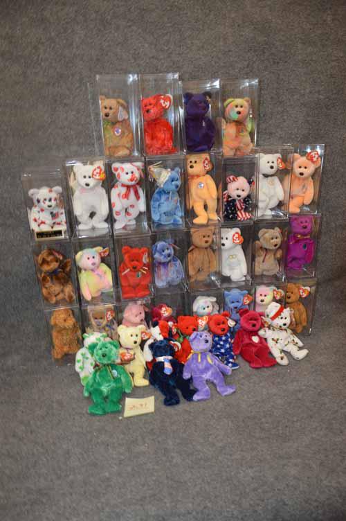28 TY BEANIE BABIES BEARS (1 of 5)