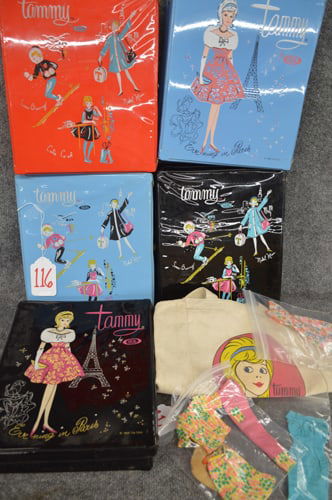 FIVE 1960'S TAMMY DOLL CASES (1 of 1)