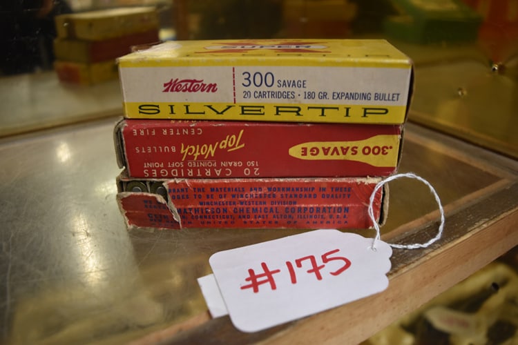 GROUP OF (3) BOXES OF .300 SAVAGE AMMO: GROUP OF (3) BOXES OF .300 SAVAGE AMMO (55 ROUNDS)