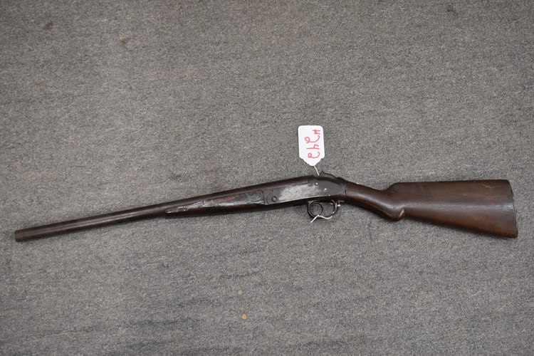 IVER JOHNSON SHOTGUN: IVER JOHNSON RING TRIGGER SINGLE SHOT 12GA SHOTGUN