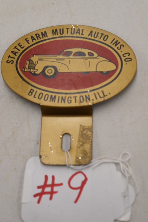 STATE MUTUAL AUTO INS LICENSE PLATE TAG (1 of 2)