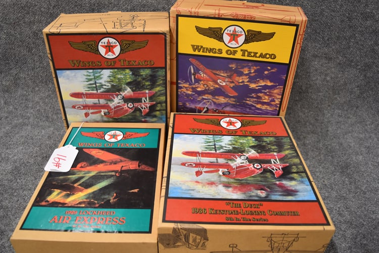 4 TEXACO AIRPLANE BANKS (1 of 3)