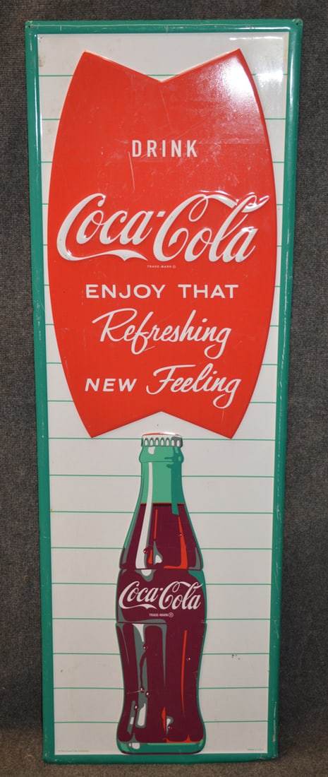 COCA COLA FISH TAIL SIGN (1 of 2)
