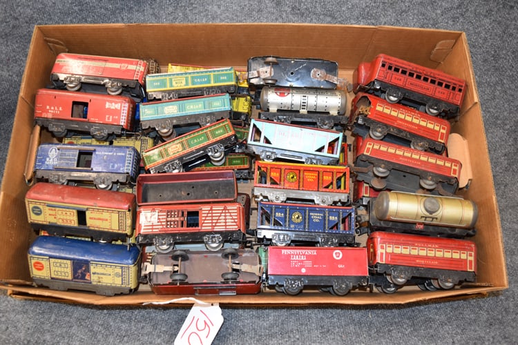 (45) TIN RAILROAD CARS (1 of 3)