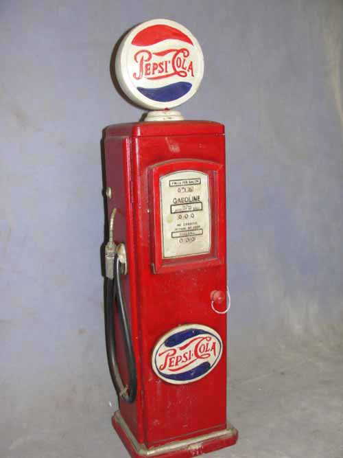 225 Toy Pepsi Cola Gas Pump Cabinet