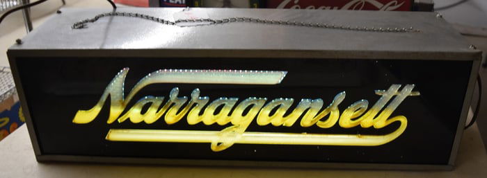 NARRAGANSETT LIGHT-UP WINDOW SIGN