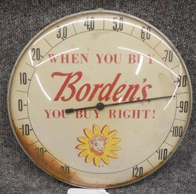 WHEN YOU BUY BORDEN'S YOU BUY RIGHT! THERMOMETER