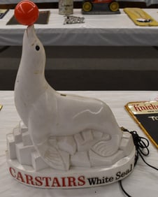 CARSTAIRS WHITE SEAL LIGHT-UP SIGN