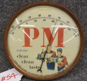 PM WITH THAT CLEAR CLEAN TASTE  THERMOMETER