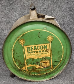 BEACON MOTOR OIL ROCKER CAN
