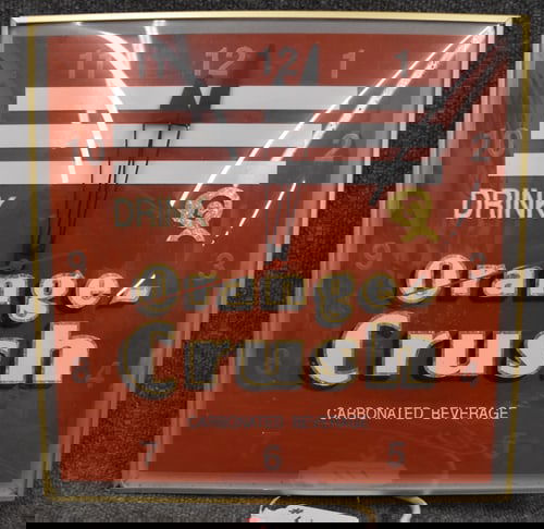 RESTORED DRINK ORANGE CRUSH  CLOCK (1 of 3)