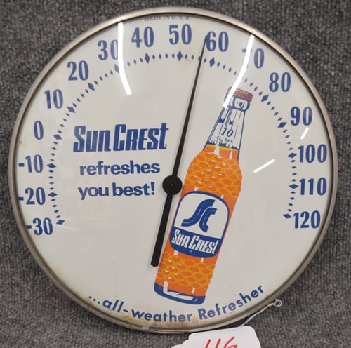 SUN CREST  THERMOMETER (1 of 3)