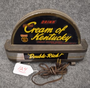 CREAM OF KENTUCKY  LIGHT-UP  SIGN