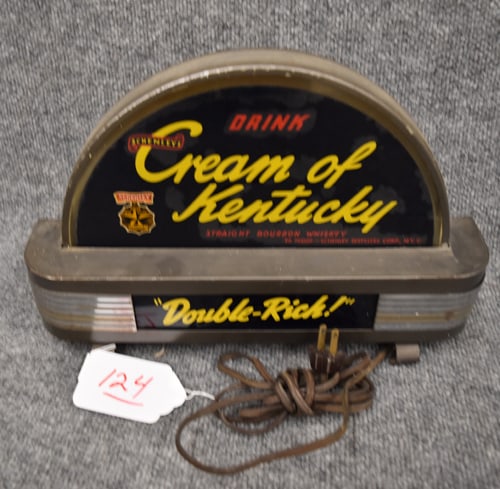 CREAM OF KENTUCKY  LIGHT-UP  SIGN (1 of 2)